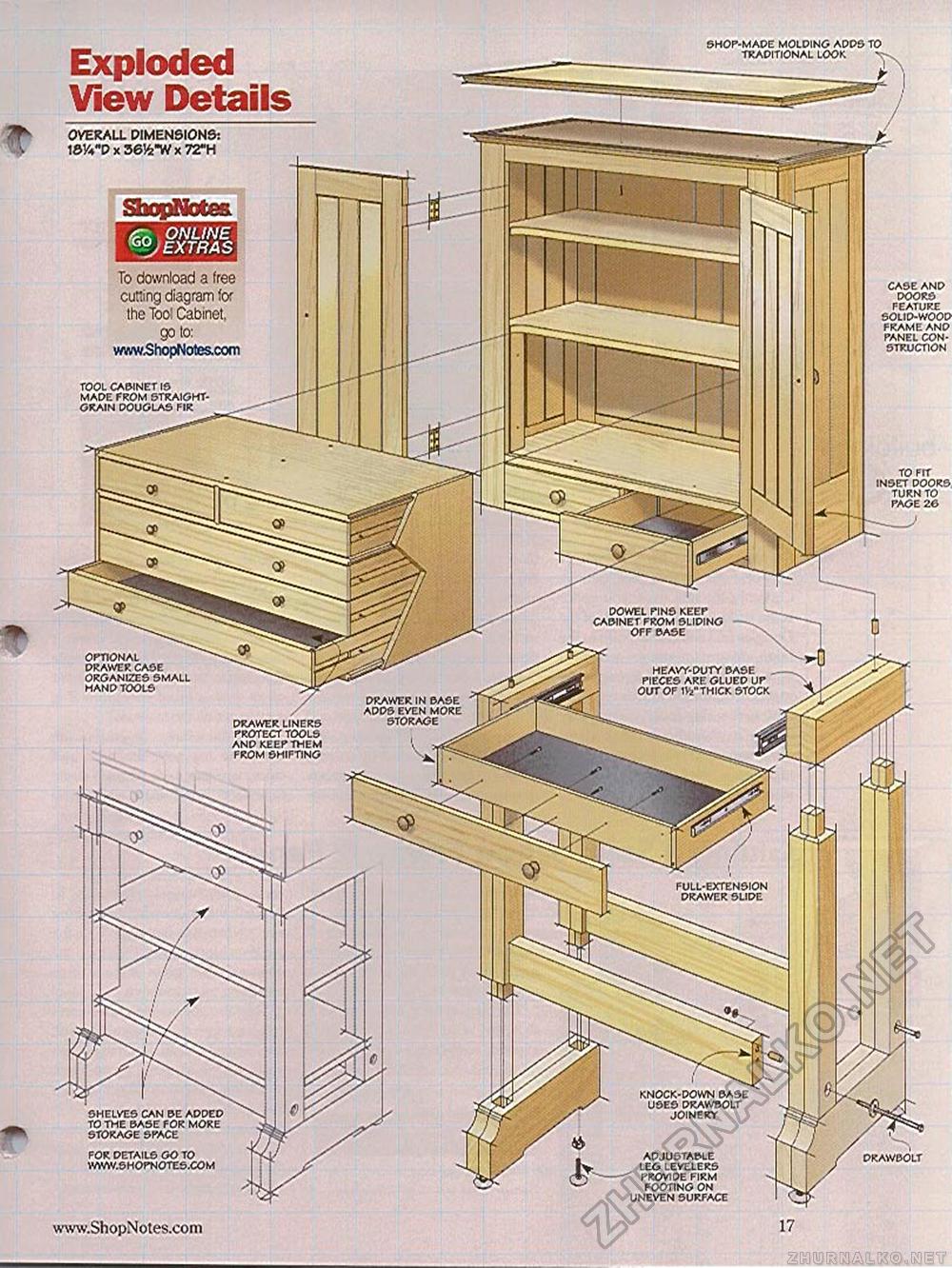 80 - Heirloom Tool Cabinet,  17