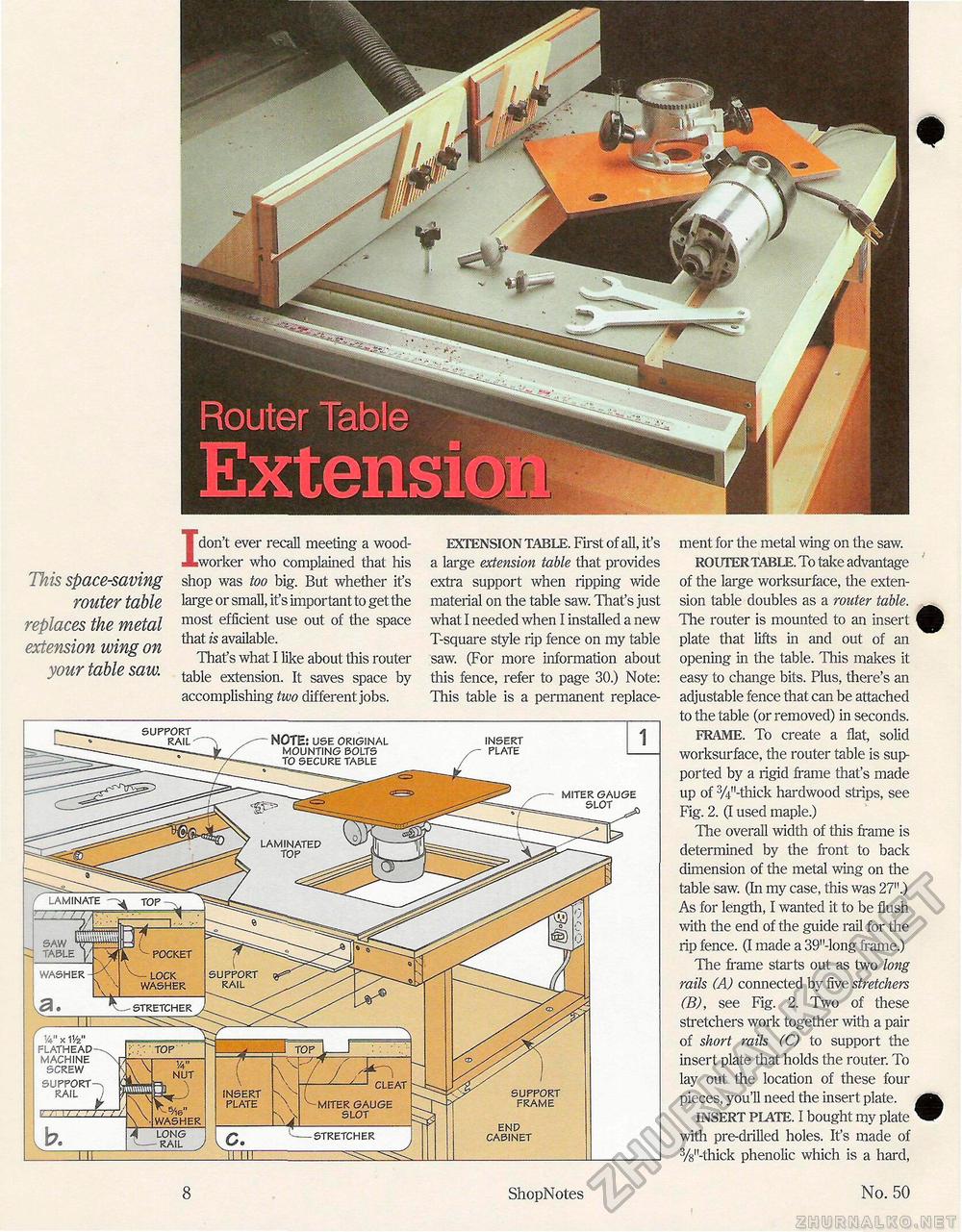 50 - Table Saw Workstation,  8