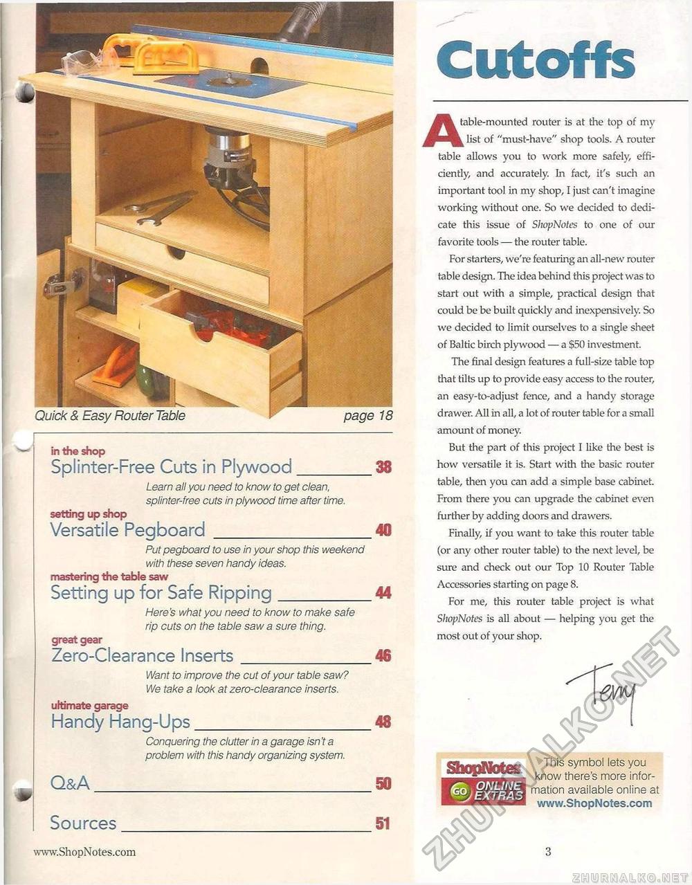 85 - Router Table,  3