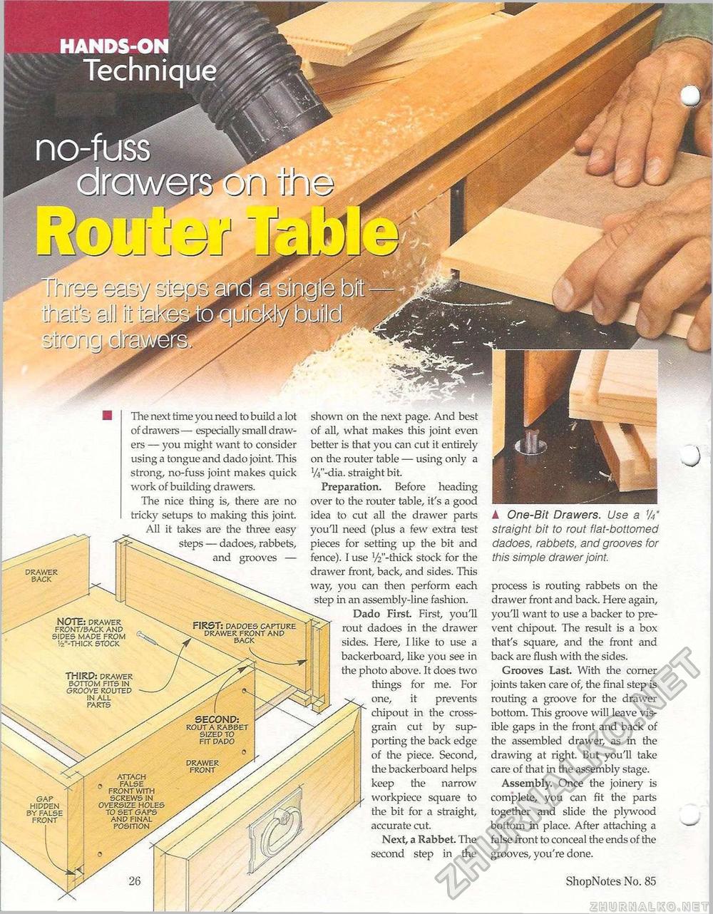 85 - Router Table,  26