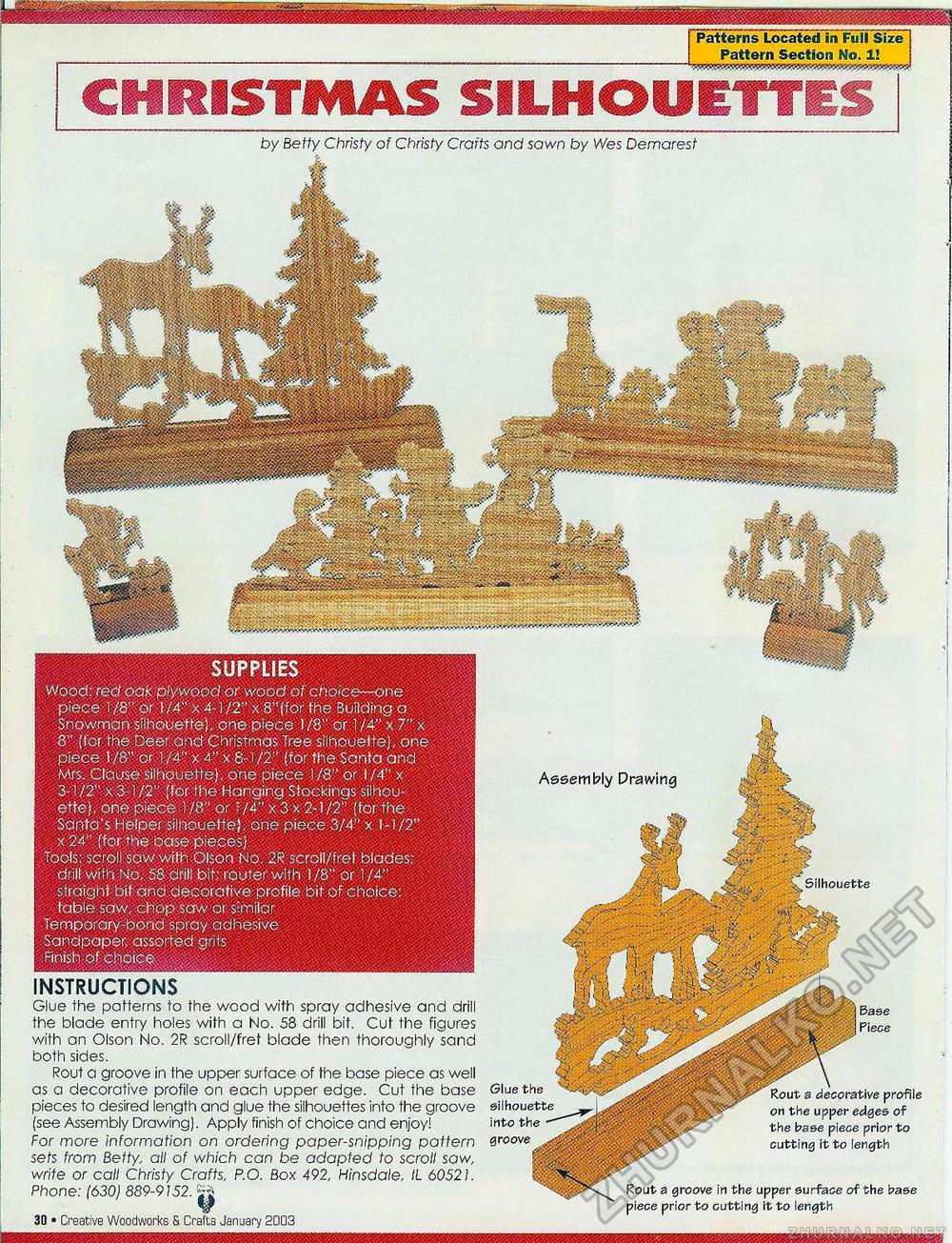 Creative Woodworks & crafts 2003-01,  30