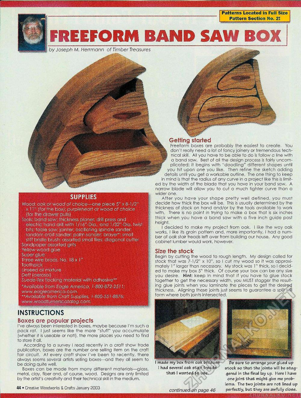 Creative Woodworks & crafts 2003-01,  44