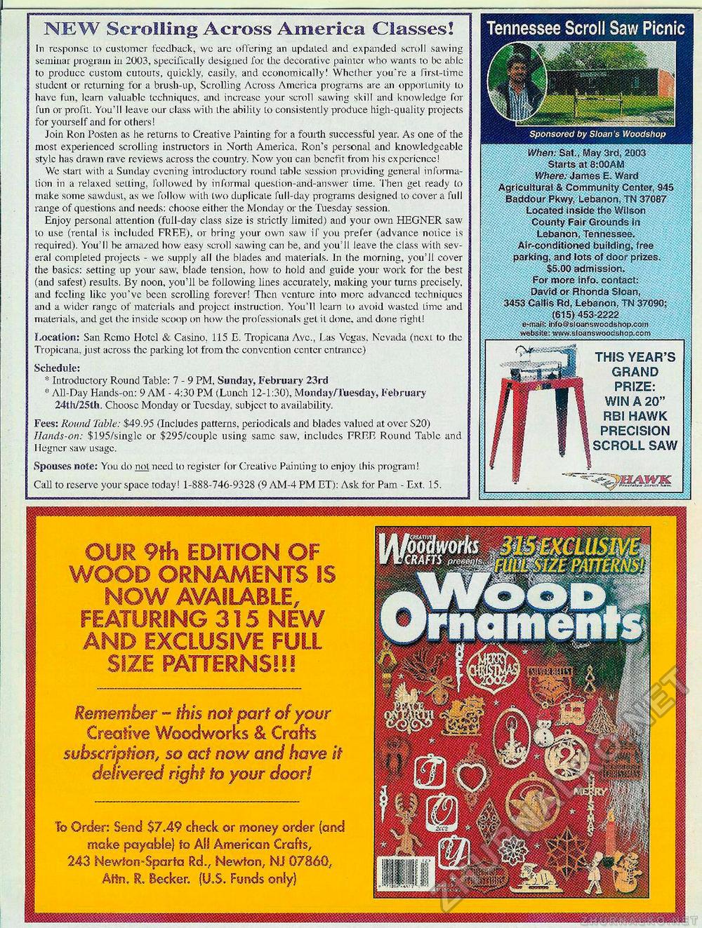 Creative Woodworks & crafts 2003-01,  64