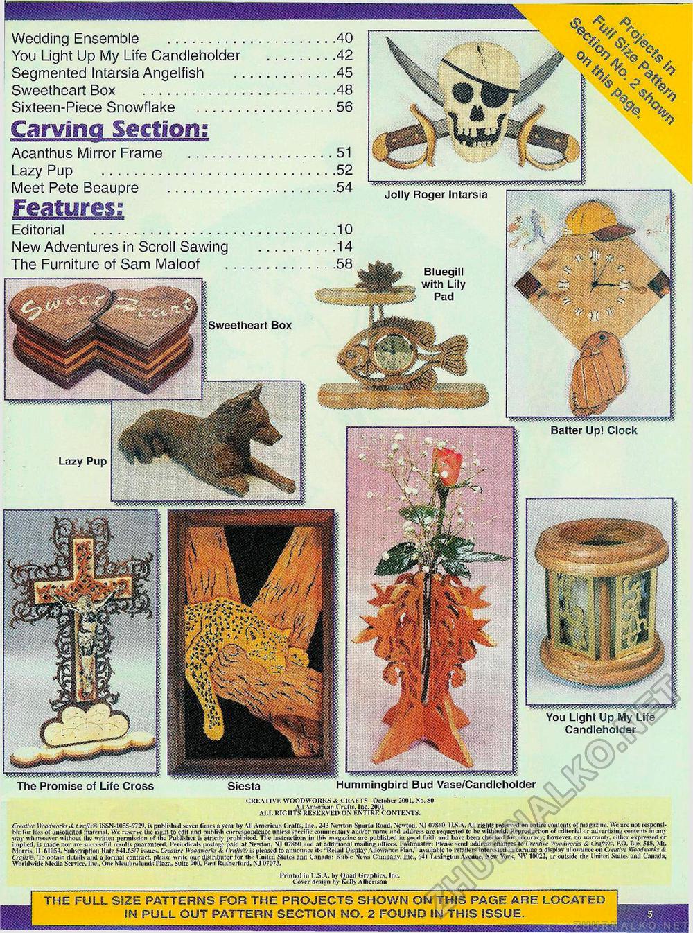 Creative Woodworks & crafts 2001-10,  5