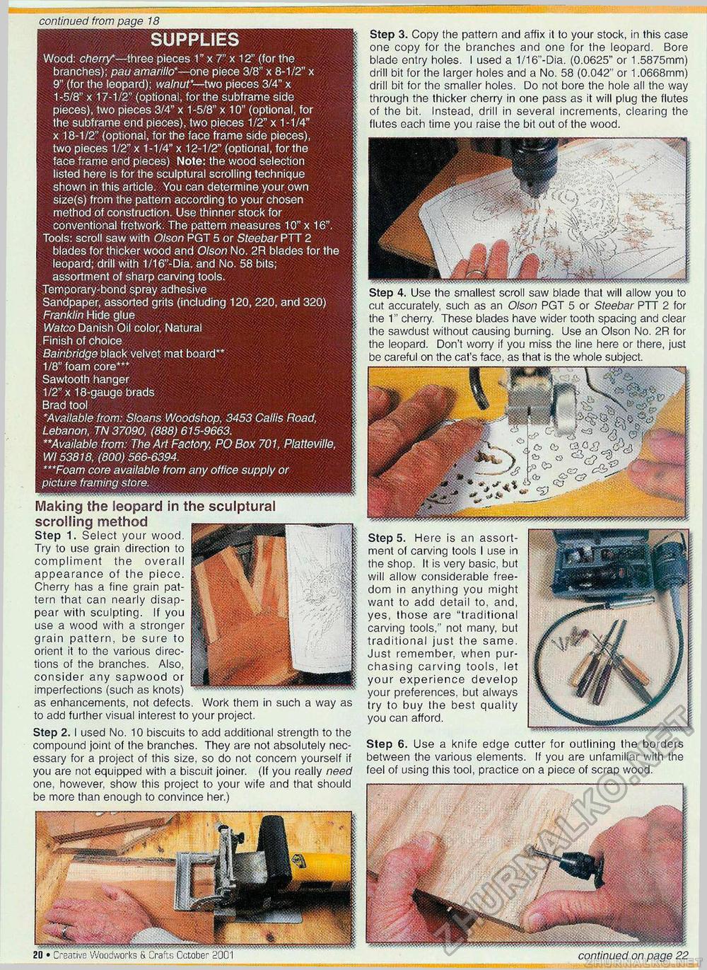 Creative Woodworks & crafts 2001-10,  20