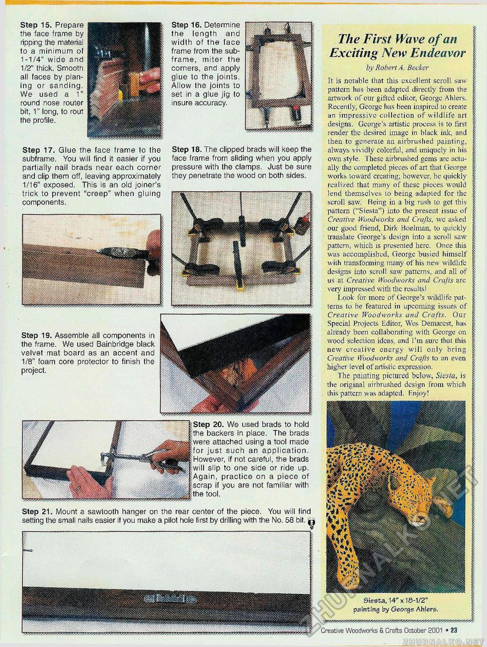 Creative Woodworks & crafts 2001-10,  23