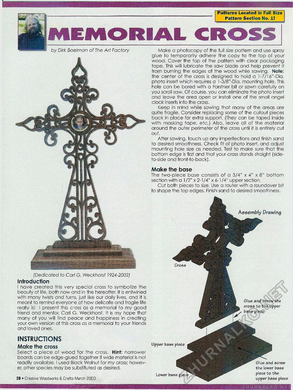 Creative Woodworks & crafts 2003-03, страница 20