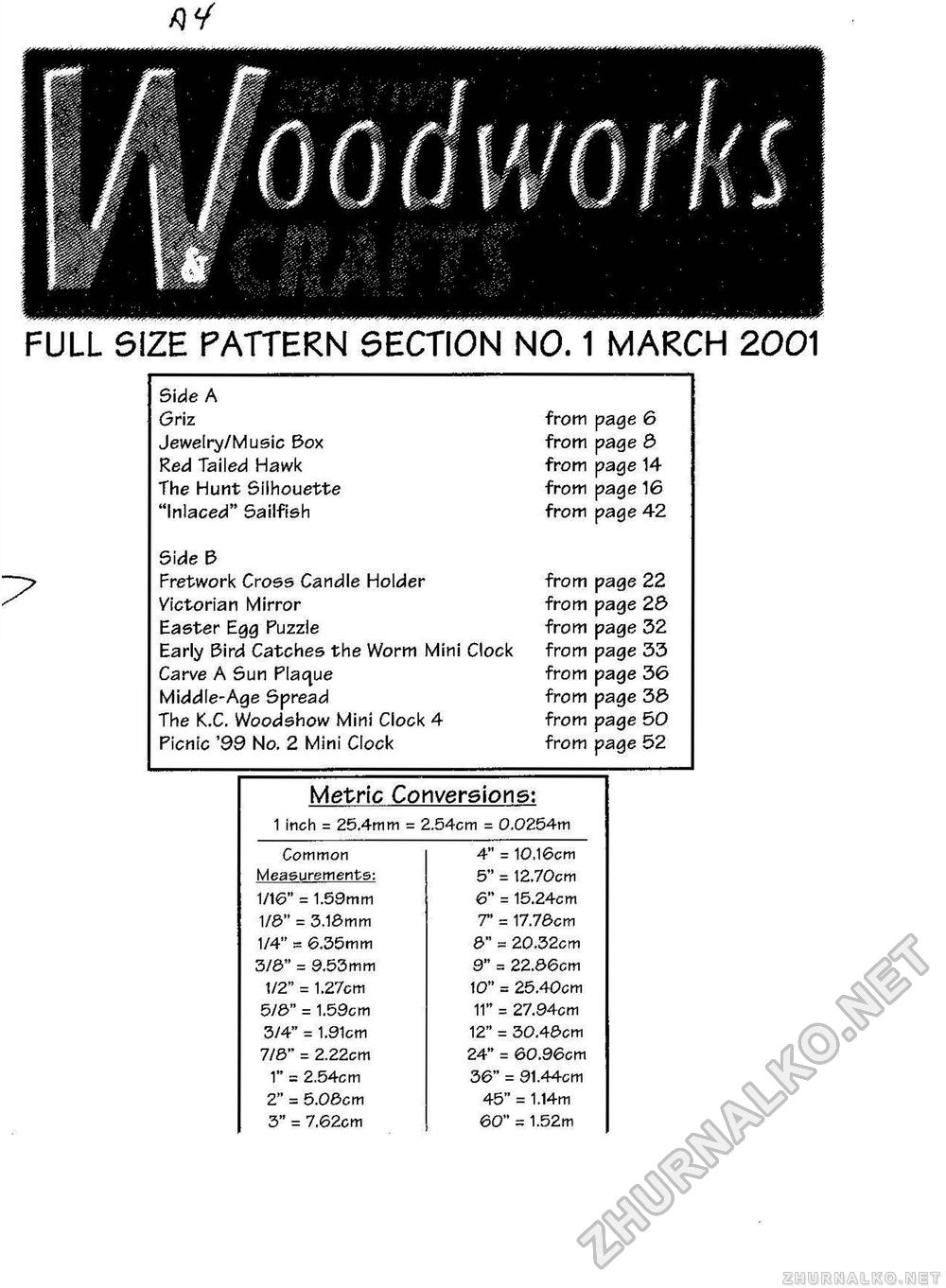 Creative Woodworks & crafts 2001-03,  74