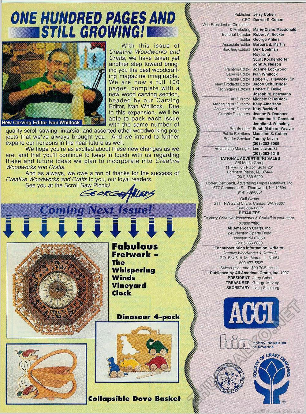 Creative Woodworks & crafts 1997-08,  13