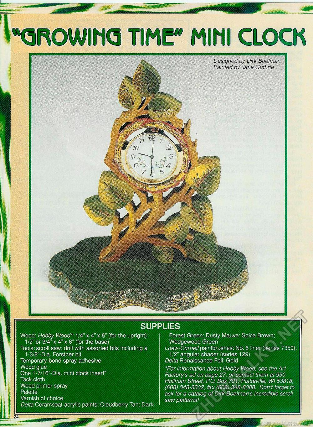 Creative Woodworks & crafts 1997-08,  24