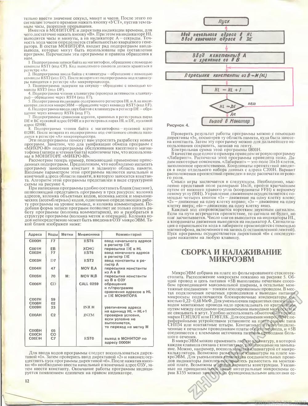 Юный техник - для умелых рук 1989-02, страница 12