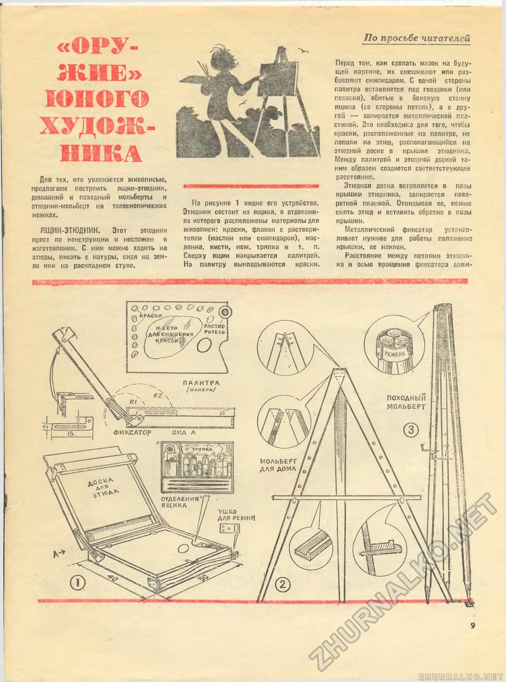 Юный техник - для умелых рук 1974-12, страница 9