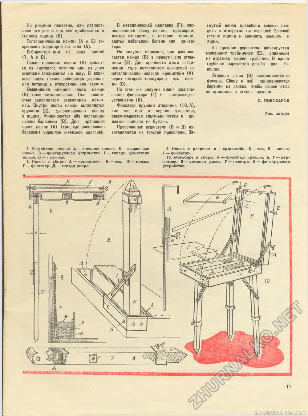 Юный техник - для умелых рук 1974-12, страница 11