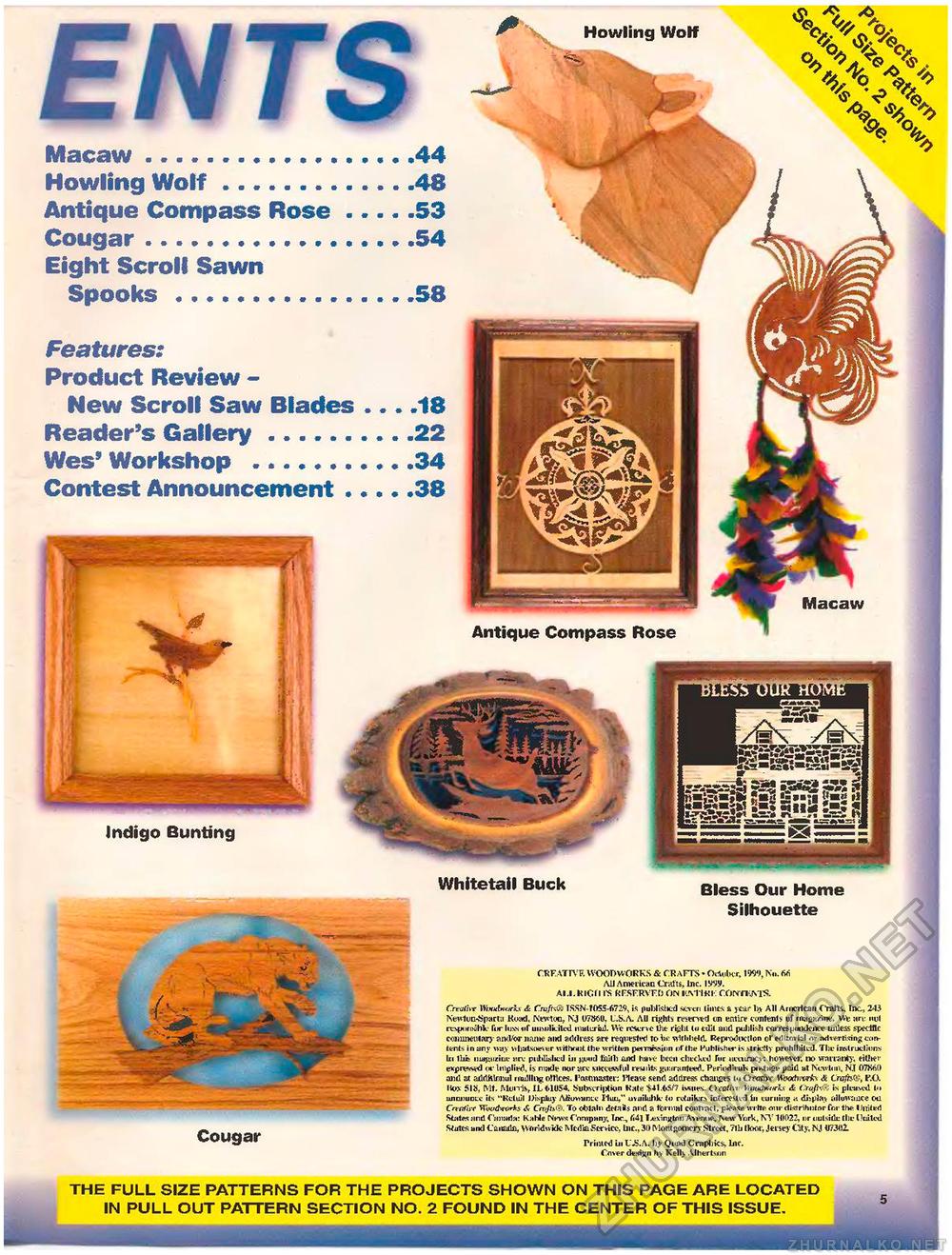Creative Woodworks & crafts 1999-10,  5