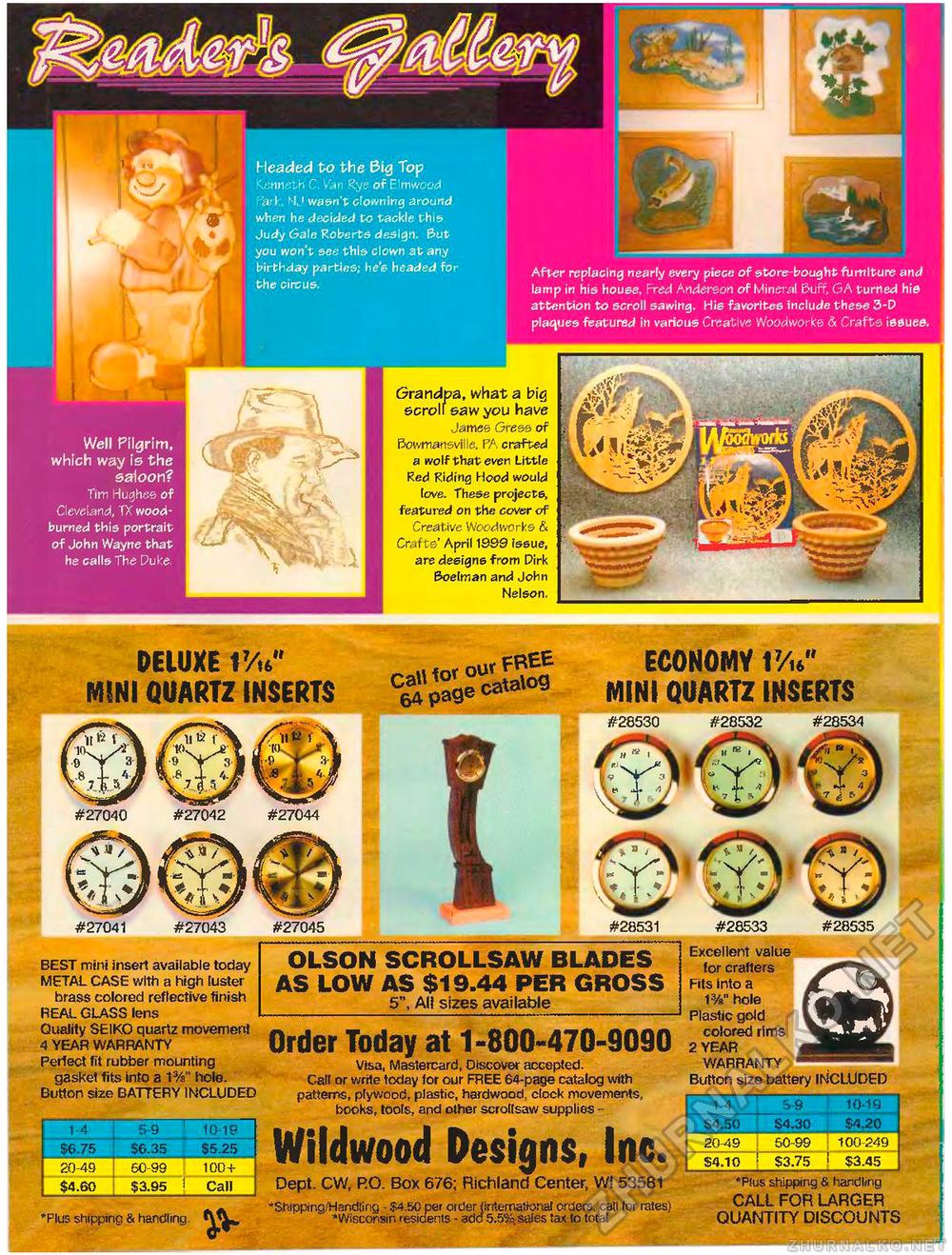 Creative Woodworks & crafts 1999-10,  22