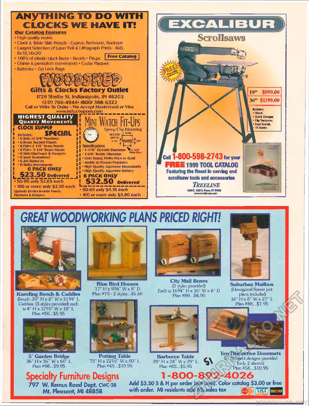 Creative Woodworks & crafts 1999-10,  51