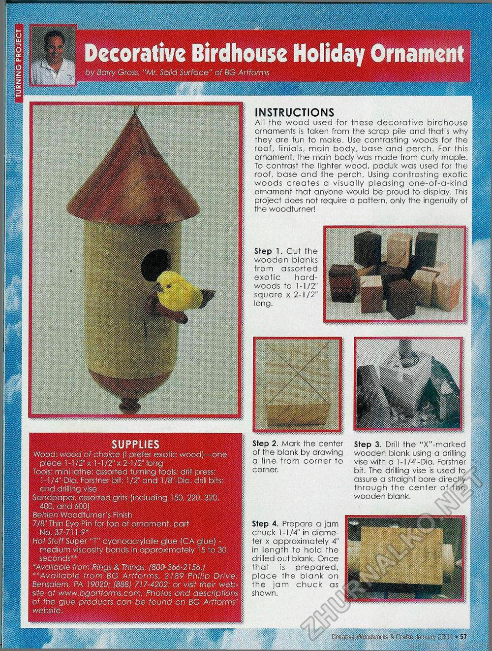 Creative Woodworks & crafts 2004-01,  57