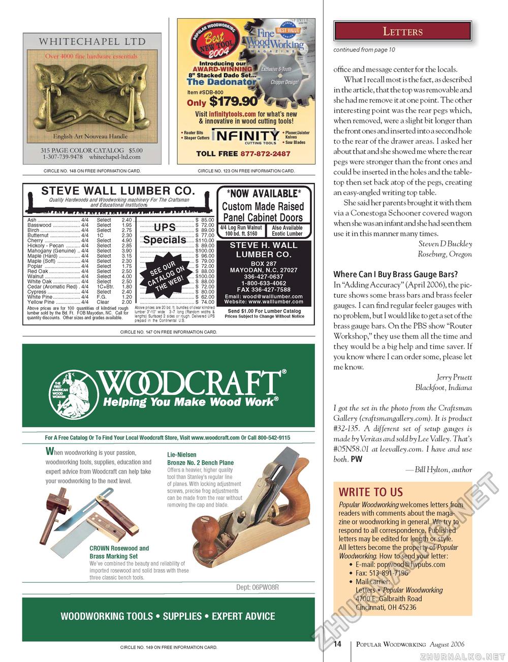 Popular Woodworking 2006-08  156,  16