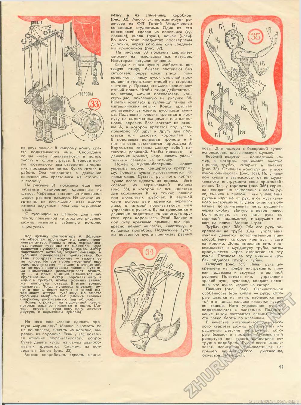 Юный техник - для умелых рук 1986-03, страница 11