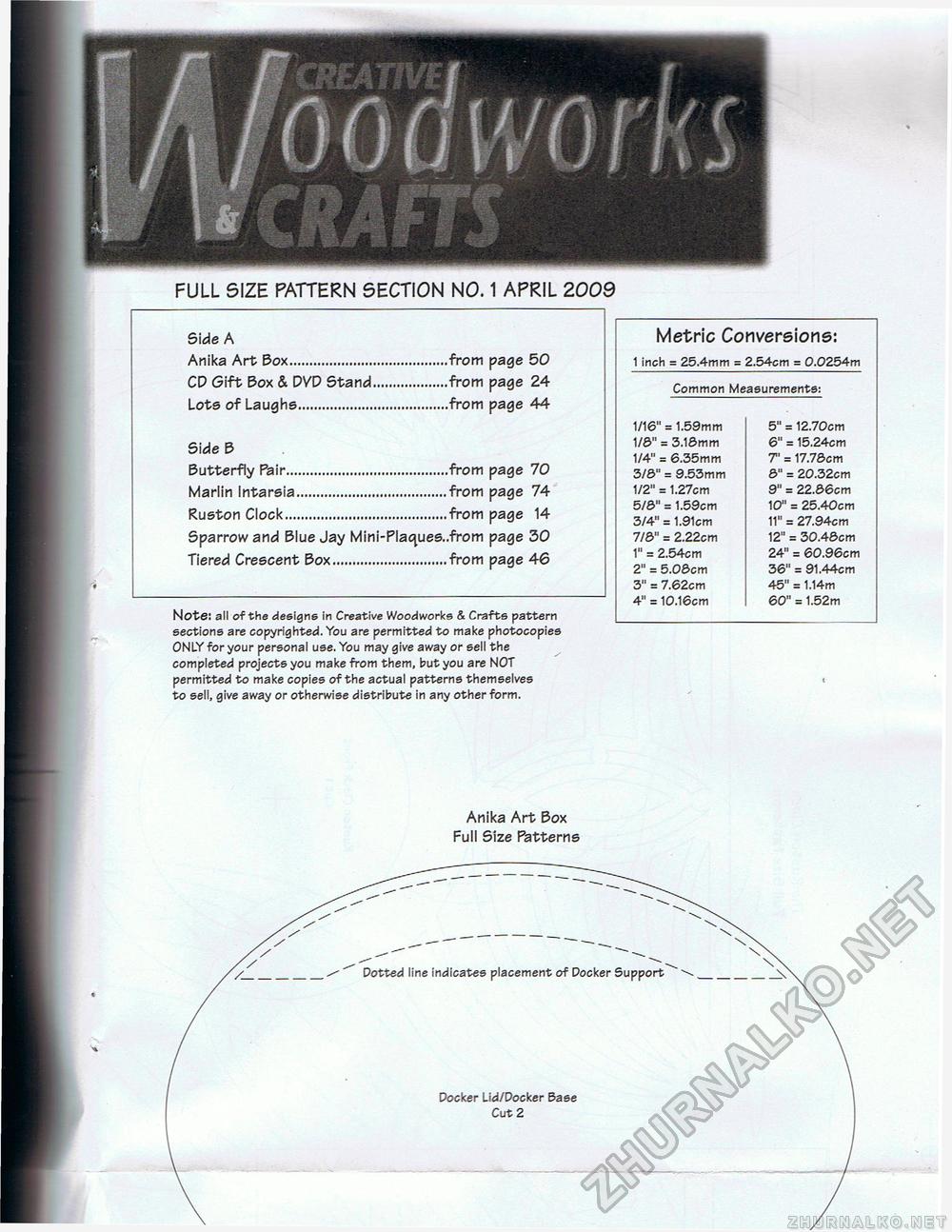 Creative Woodworks & crafts 2009-04,  74