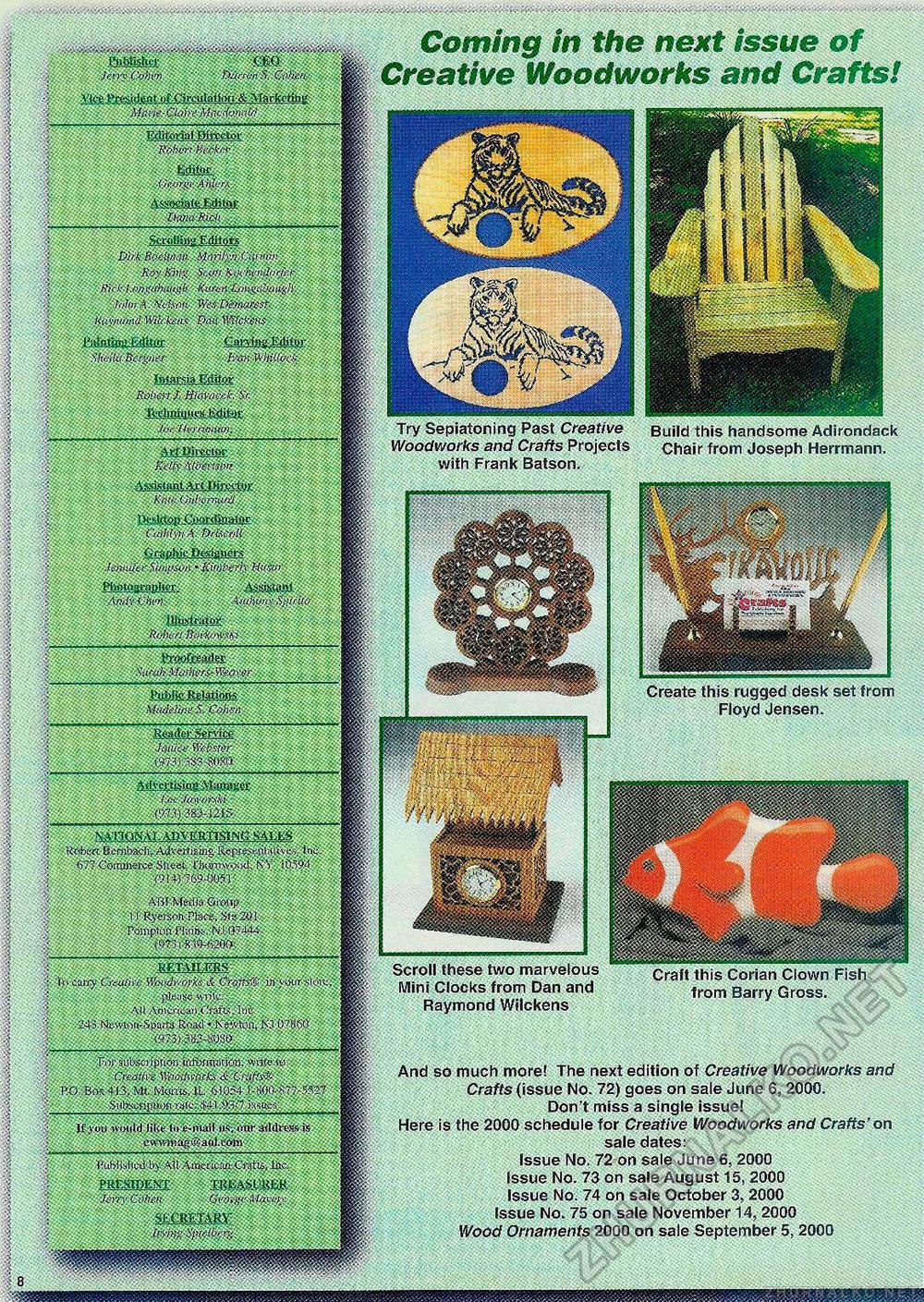 Creative Woodworks & crafts 2000-06,  8