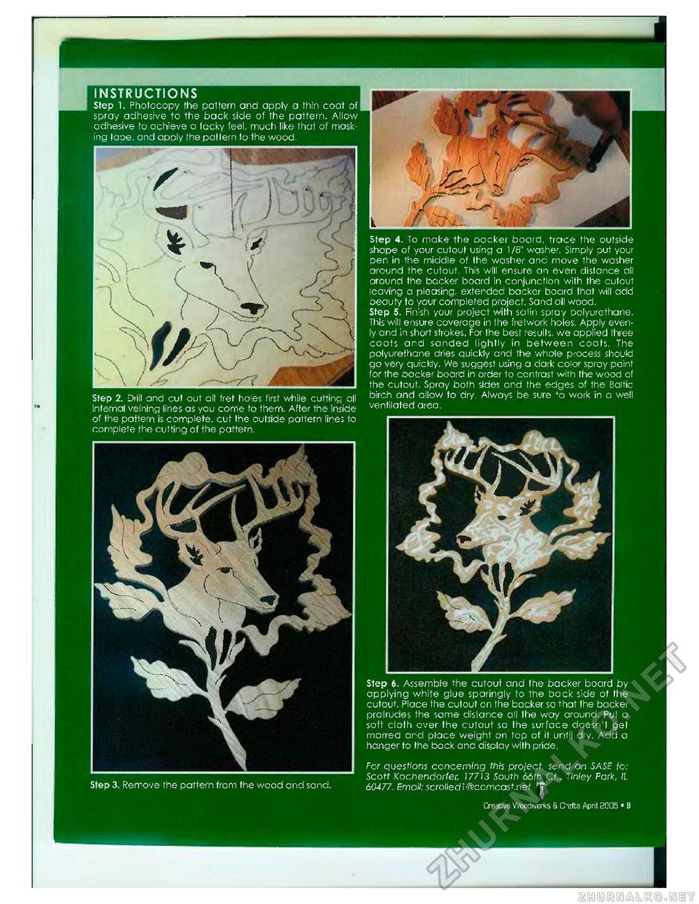 Creative Woodworks & crafts 2005-04,  9