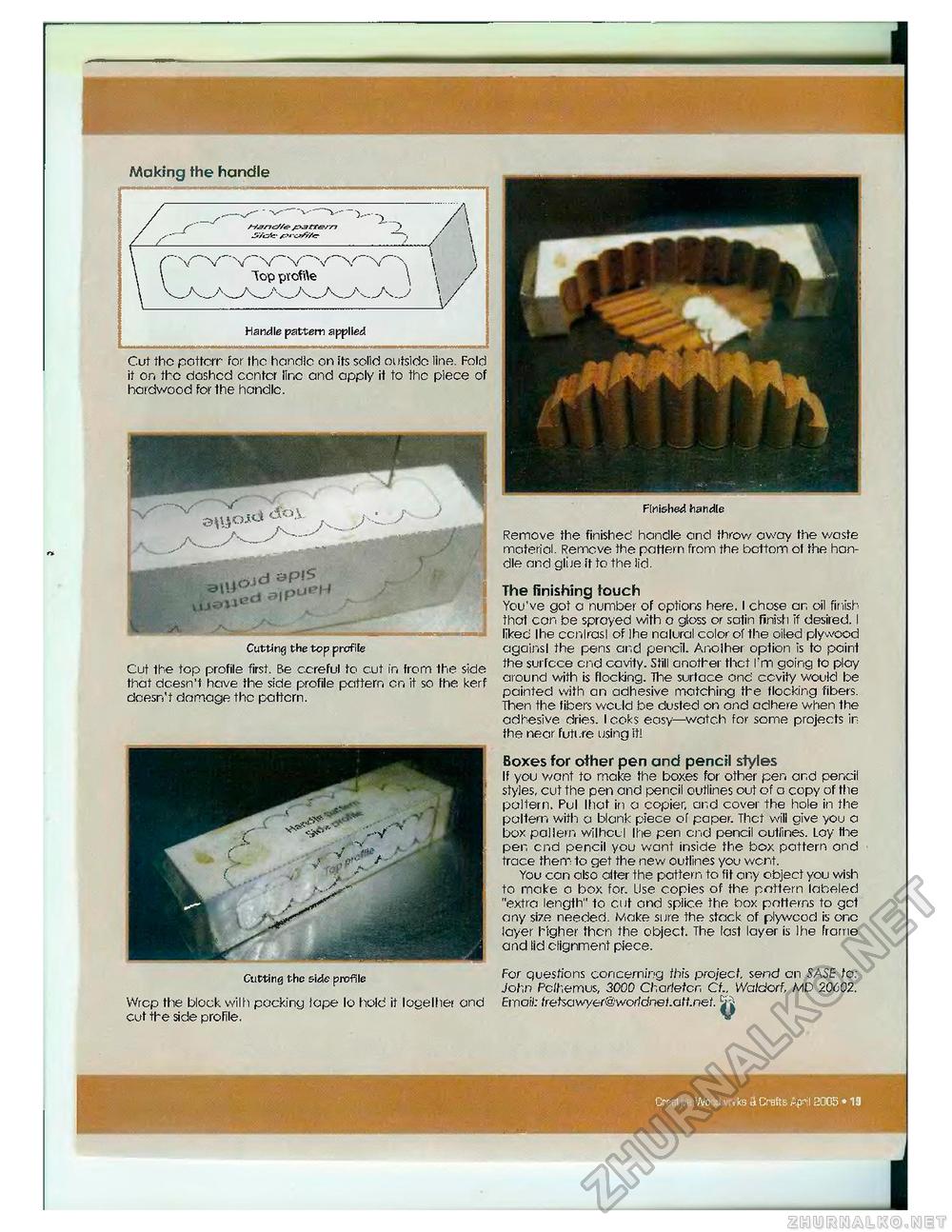 Creative Woodworks & crafts 2005-04,  19