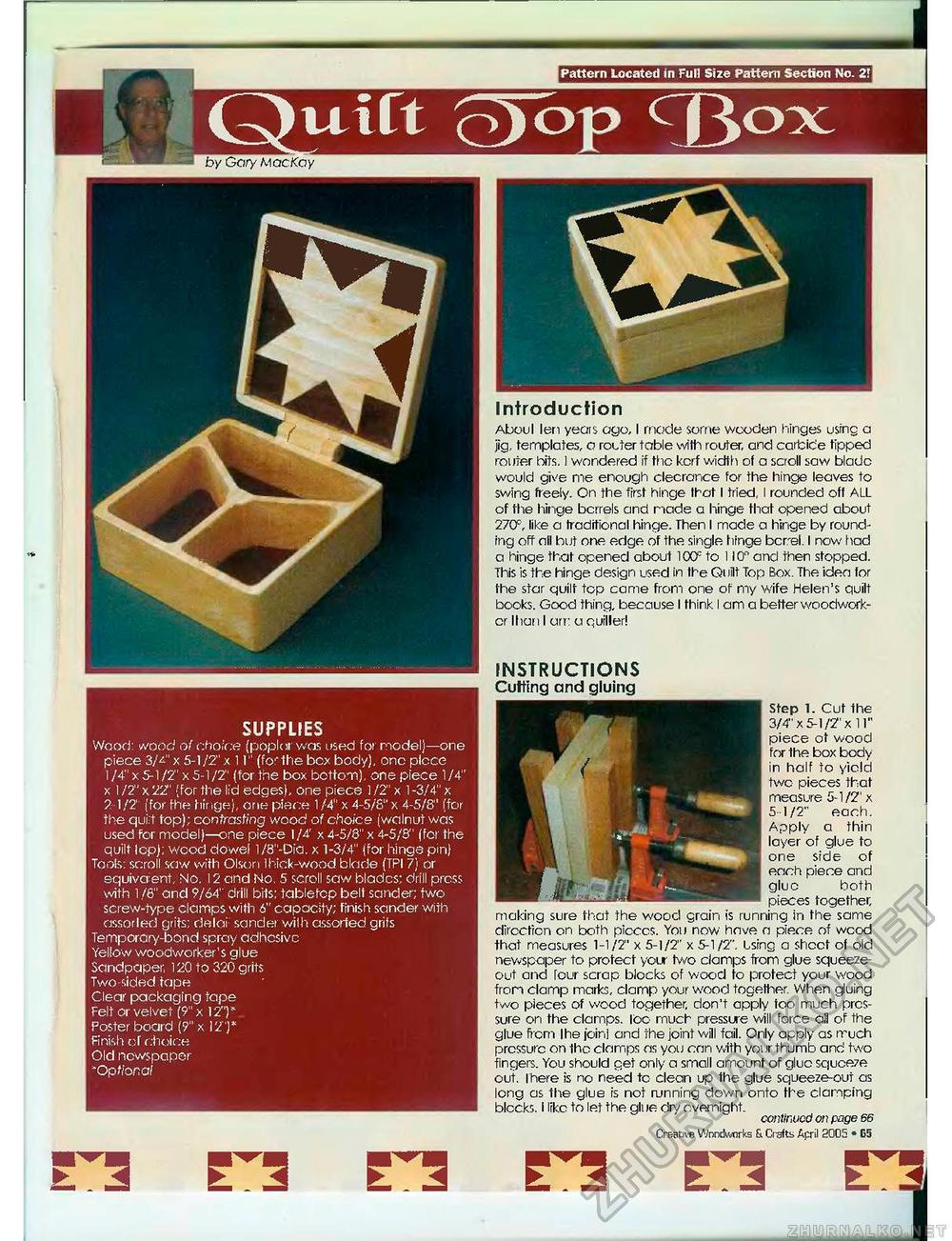 Creative Woodworks & crafts 2005-04,  65