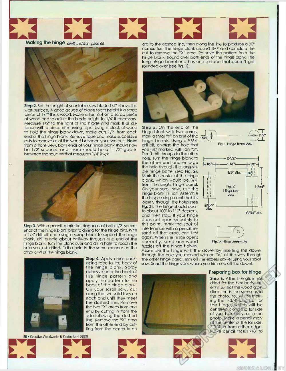 Creative Woodworks & crafts 2005-04,  66
