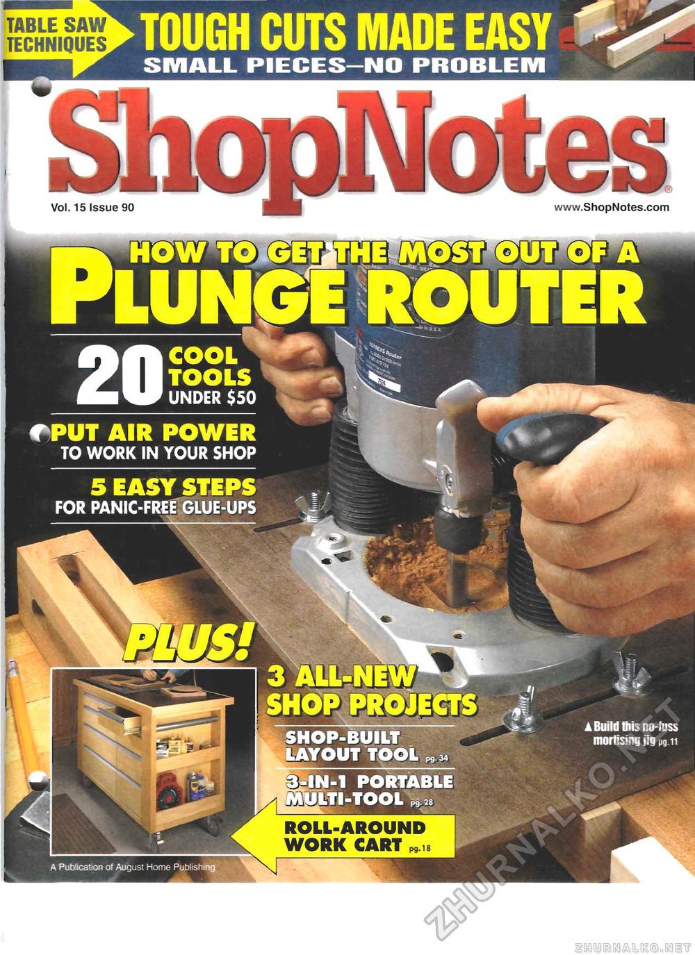 90 - Get the Most out of a Plunge Router,  1