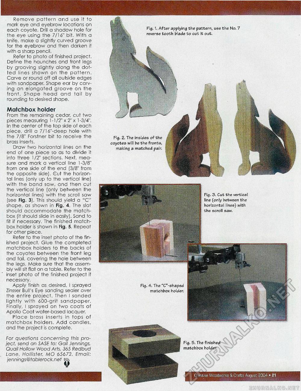 Creative Woodworks & crafts 2004-08,  21