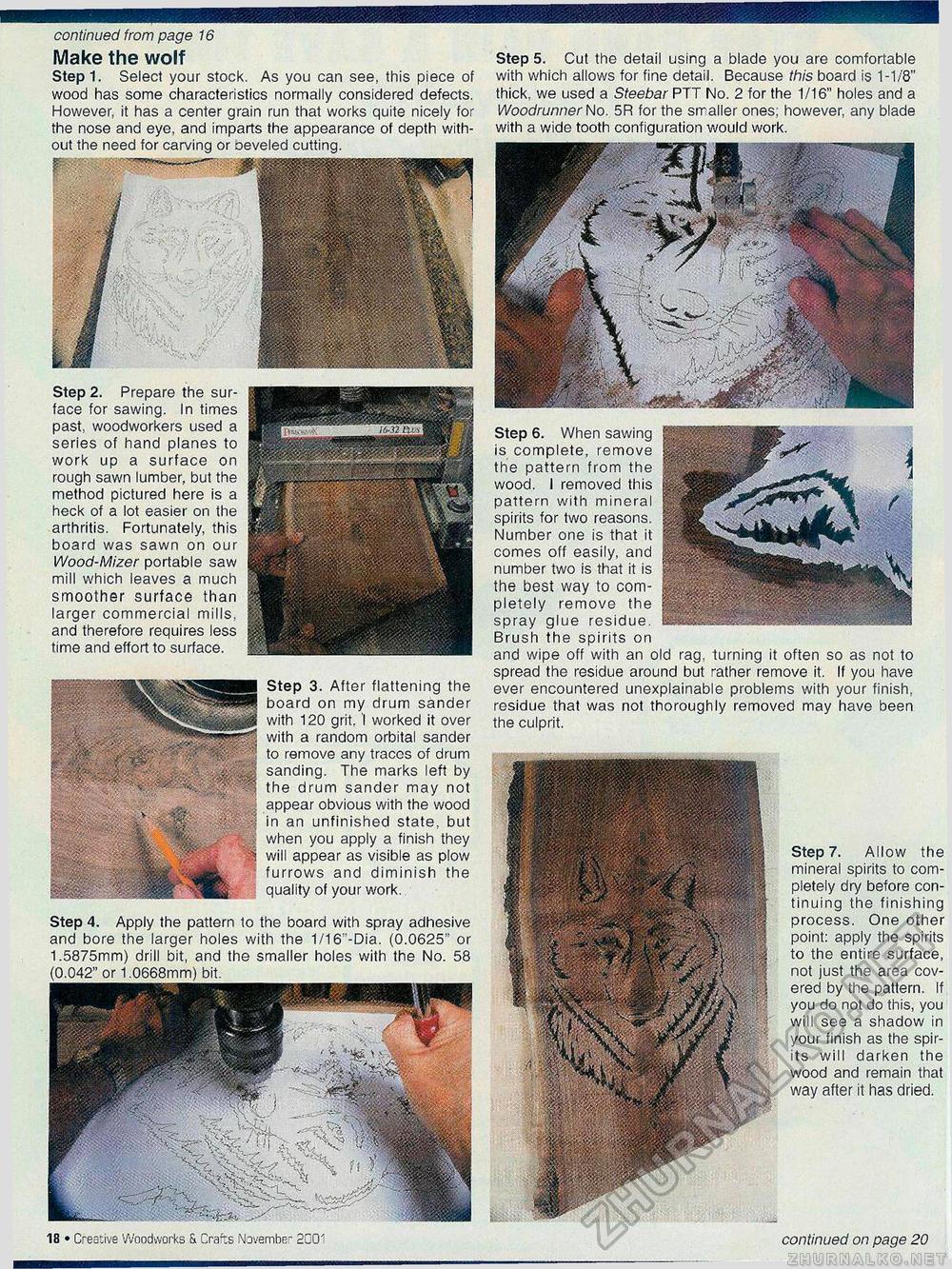 Creative Woodworks & crafts 2001-11,  18