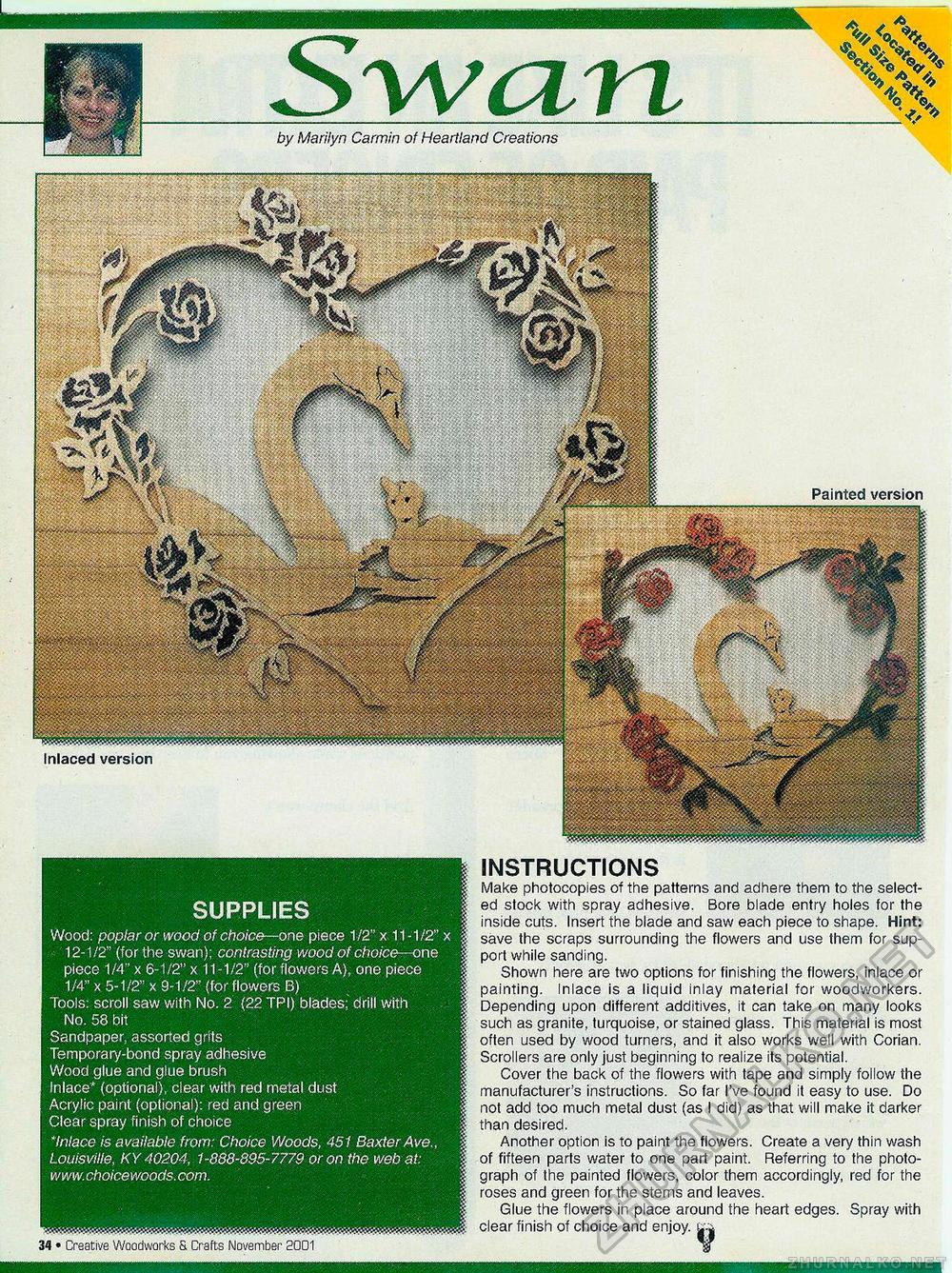 Creative Woodworks & crafts 2001-11,  34