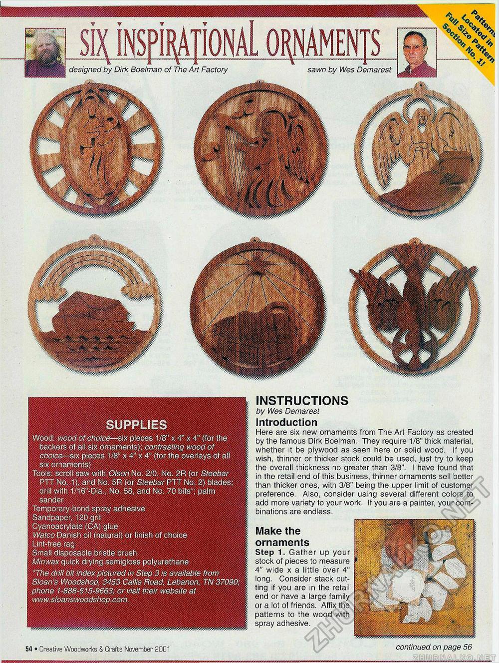 Creative Woodworks & crafts 2001-11,  54