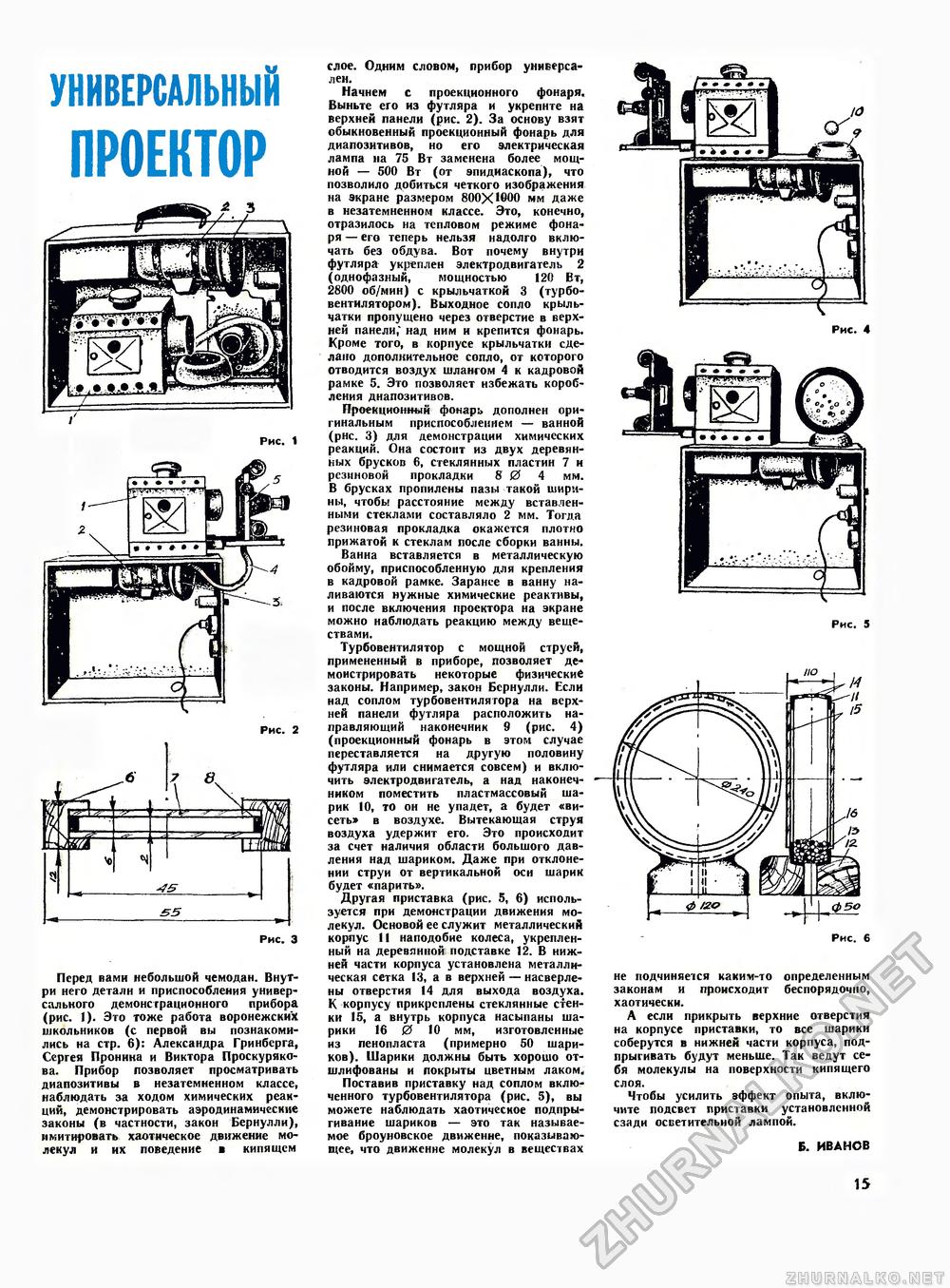 Юный техник - для умелых рук 1975-03, страница 15