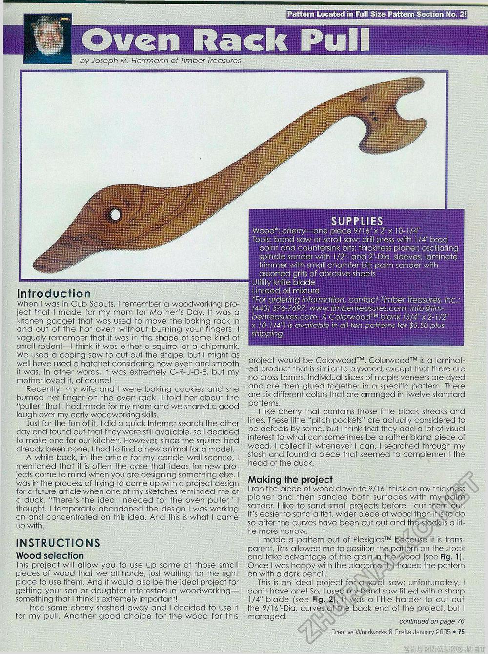 Creative Woodworks & crafts 2005-01,  75