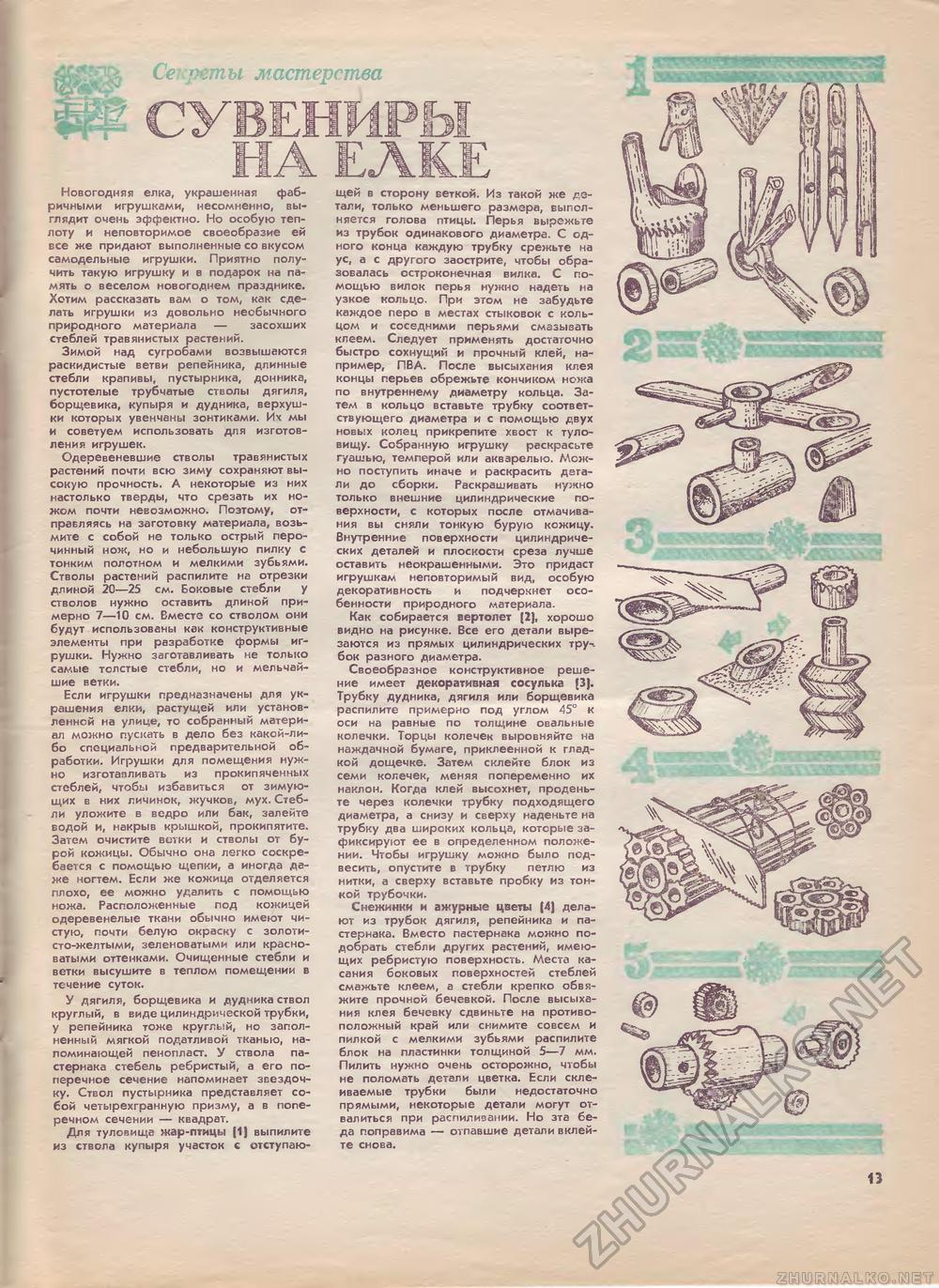 Юный техник - для умелых рук 1984-11, страница 14
