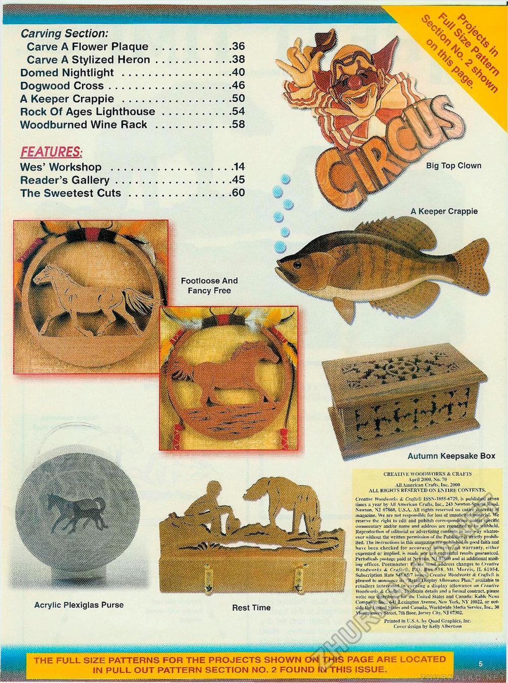 Creative Woodworks & crafts 2000-04,  5