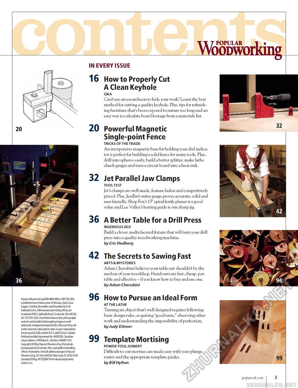 Popular Woodworking 2005-10  150,  5