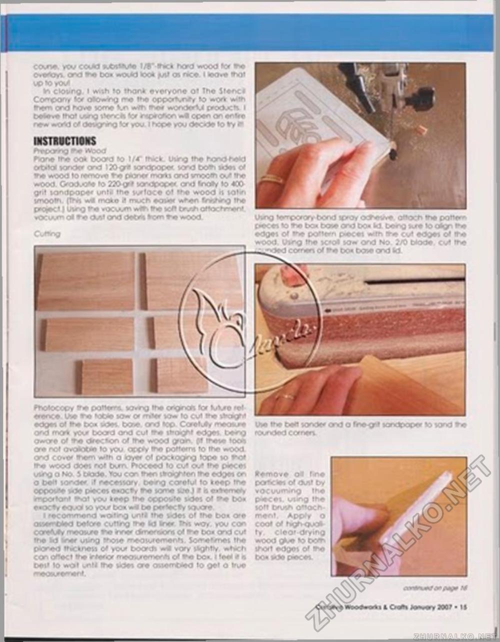Creative Woodworks & crafts 2007-01,  15