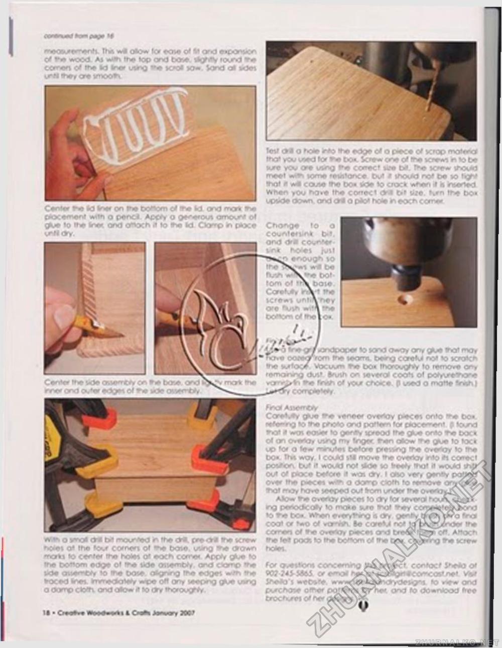 Creative Woodworks & crafts 2007-01,  18