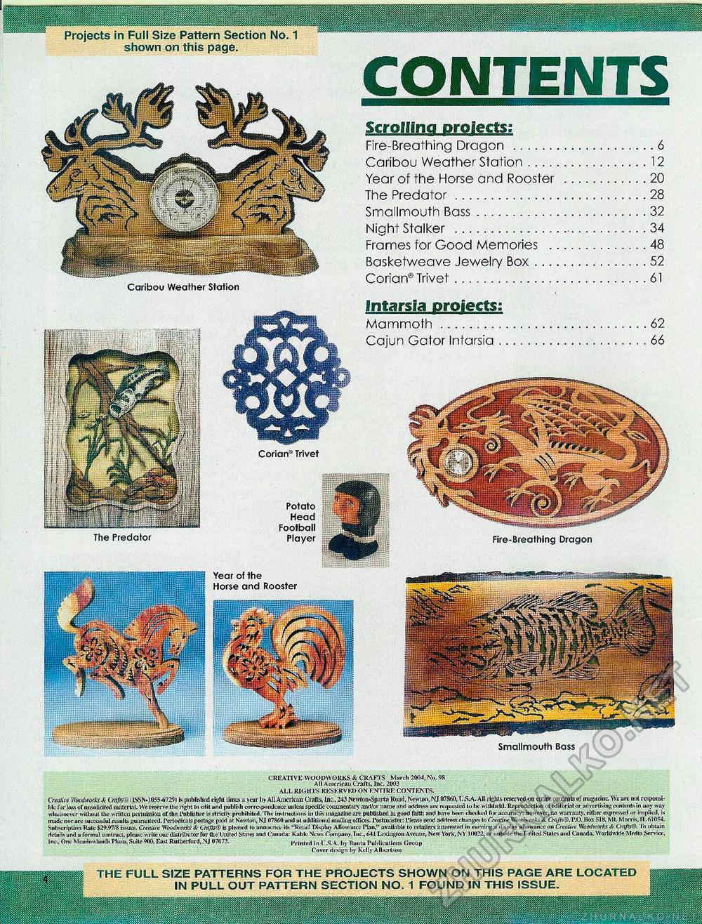 Creative Woodworks & crafts 2004-03,  4