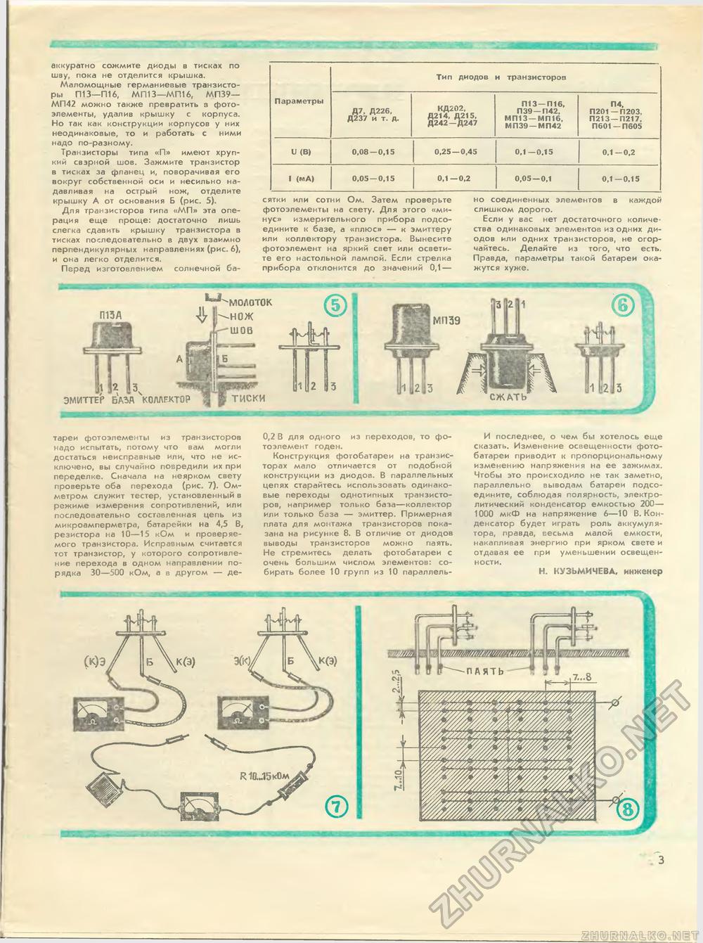 Юный техник - для умелых рук 1986-08, страница 3