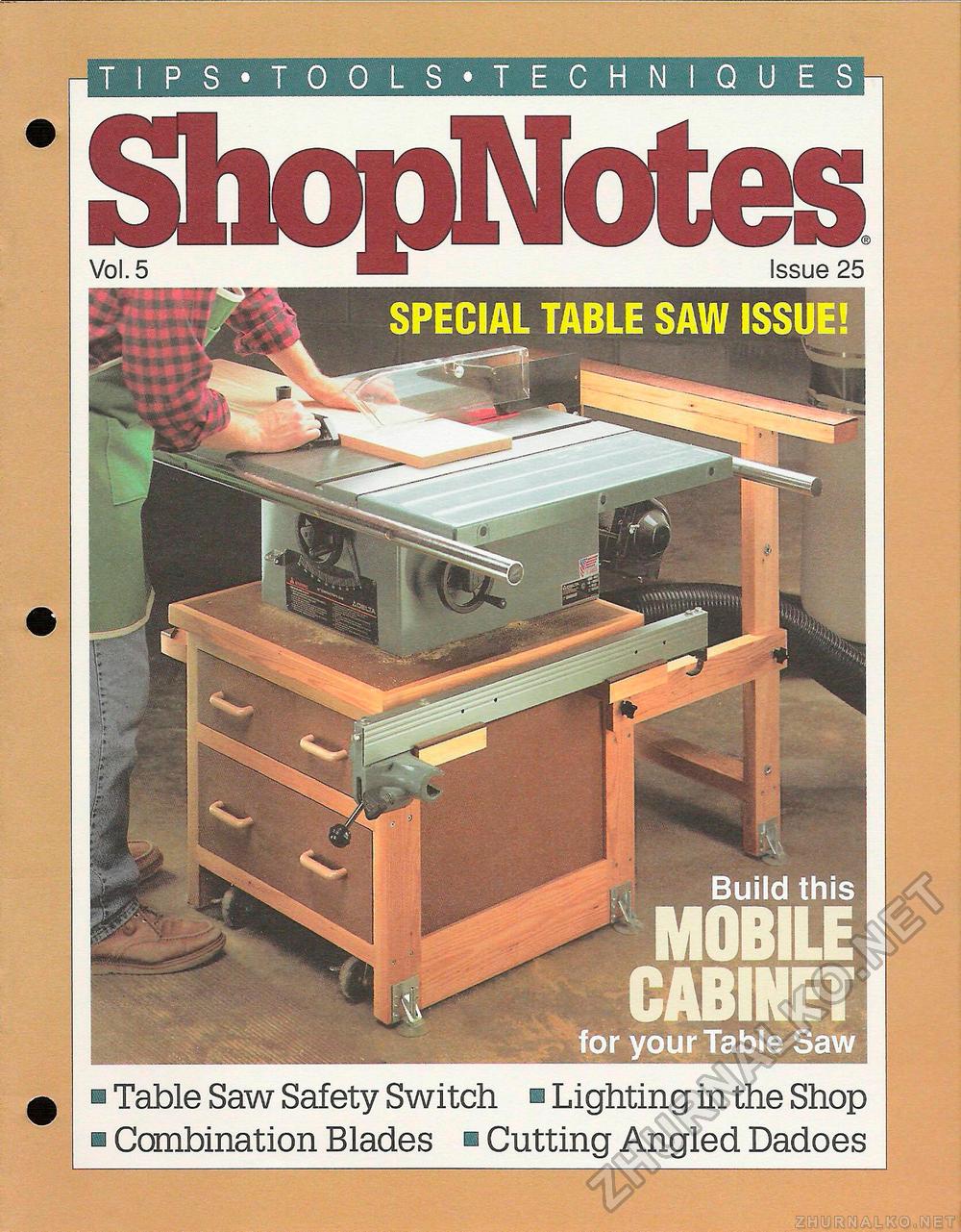 25 - Special Table Saw Issue,  1