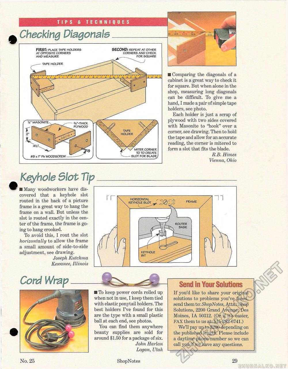 25 - Special Table Saw Issue,  29