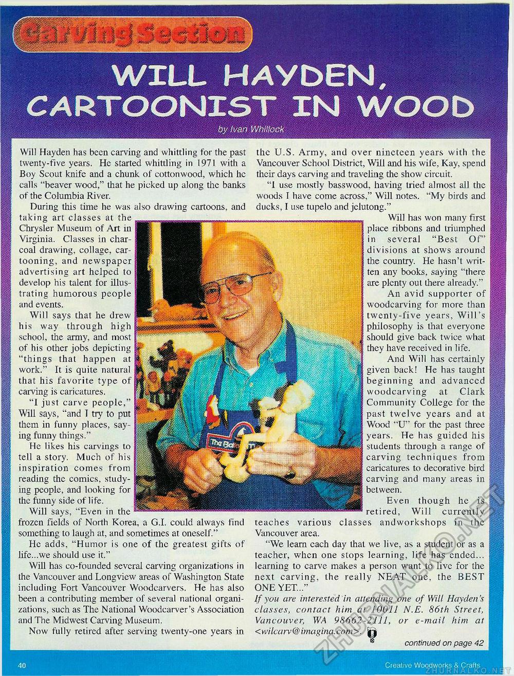 Creative Woodworks & crafts 1999-11,  40