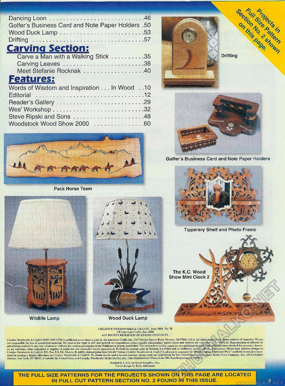 Creative Woodworks & crafts 2001-06,  5