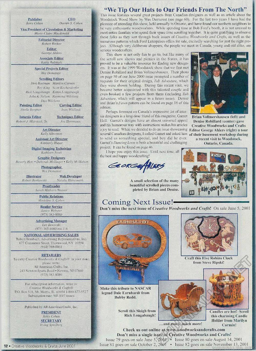 Creative Woodworks & crafts 2001-06,  12