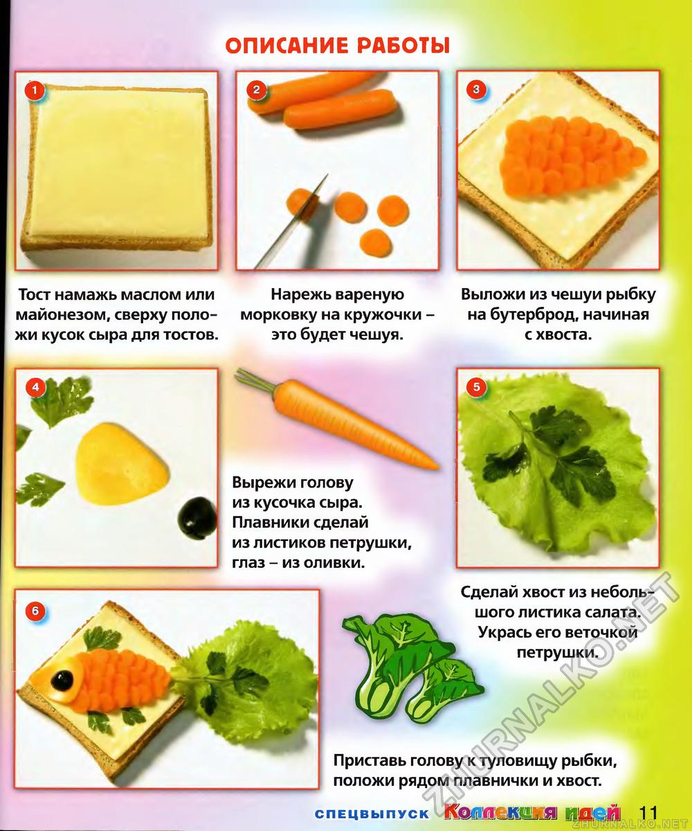 Рецепты блюд в картинках для детей