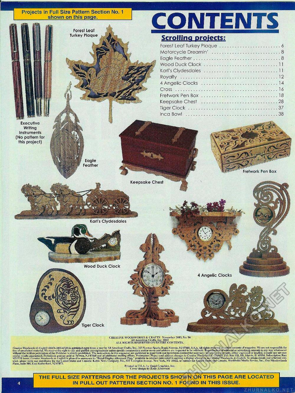 Creative Woodworks & crafts 2003-11,  4